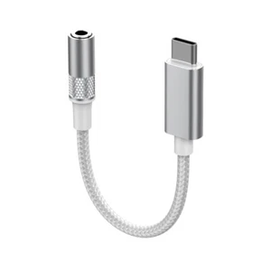Câble Aux USB-C Type C vers 3,5mm Cordon pour Musique Audio Voiture Adaptateur Mâle vers Femelle - Photo 1 sur 5