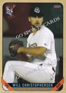 2024 Inland Empire 66ers Will Christophersen Angels RC Rookie Minor Card - Picture 1 of 1