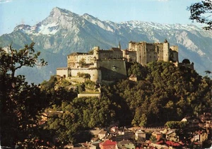 Postcard Austria Fortress Hohensalzburg and Alps Salzburg Castle - Picture 1 of 2