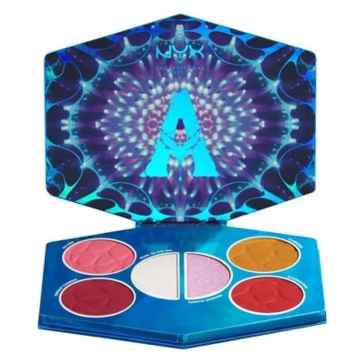 NYX PANDORA PARADISE Avatar The Way of Water Highlighter & Blush Palette NEW - Image 1 of 3