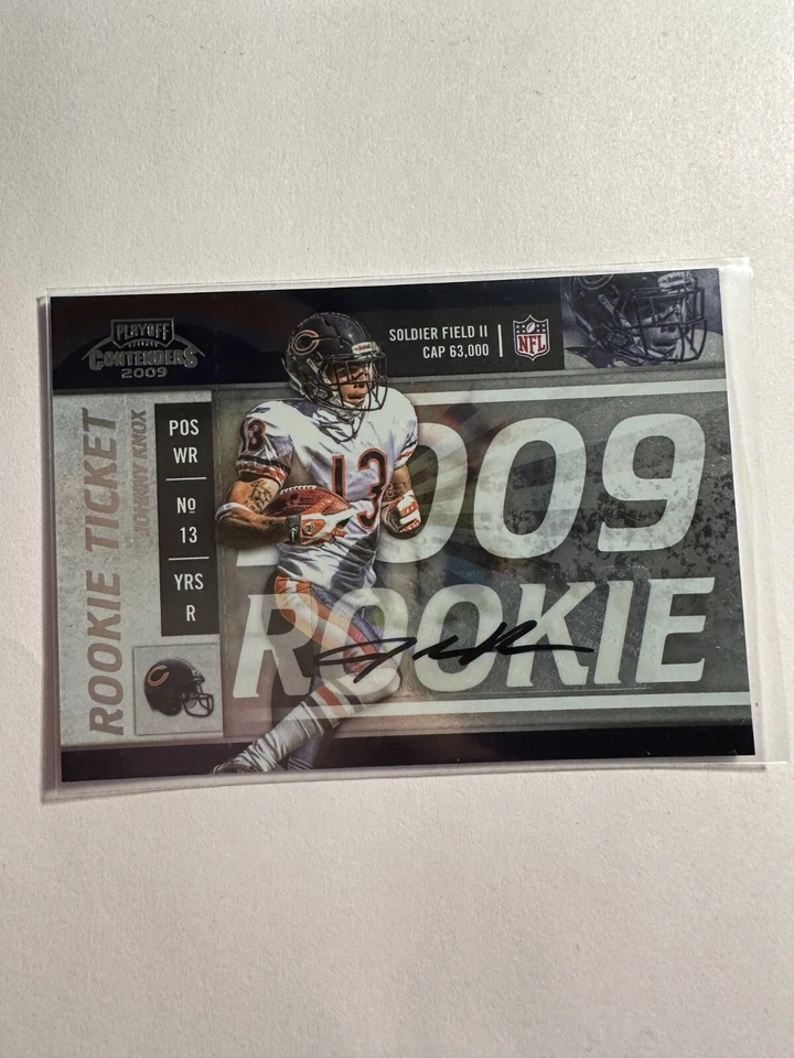 K100,720 - 2009 Playoff Contenders #175 Johnny Knox Auto RC - Image 1 of 1