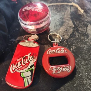 Coke Cola Yoyo, Key Chain, Bottle Opener - Picture 1 of 2