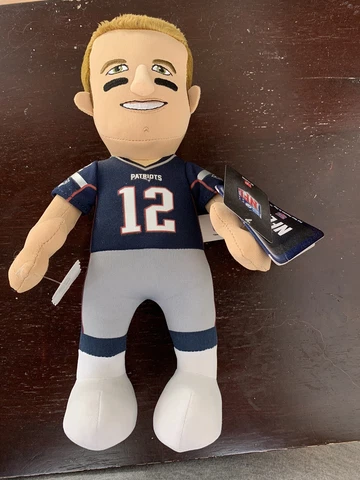 Patriots Tom Brady Bleacher Creature 10 Inch Doll Plush Figure. New With Tags Cover