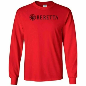Beretta Skript schwarzes Logo Langarmshirt 2. Änderung Pro Waffenrechte Gewehr - Bild 1 von 11