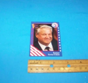 Election Political Collectors Cards  "Decision 1992"  Boris Yeltsin  Russia - Picture 1 of 2