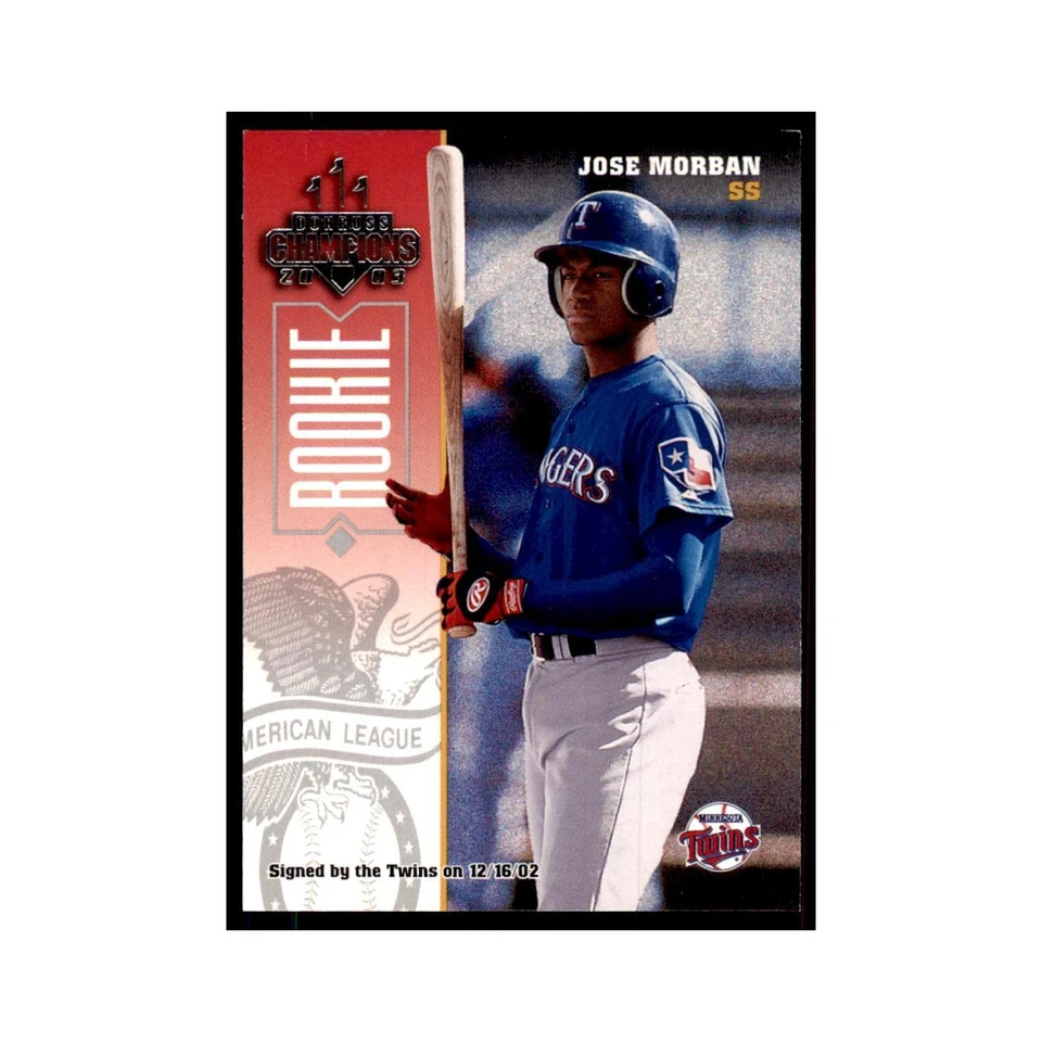 2003 Donruss Champions Jose Morban Baseball Cards #296 - Image 1 of 3