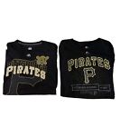 Pittsburgh Pirates 2 T-Shirt Size 2Xl Bundle Majestic Mlb Baseball Shirts