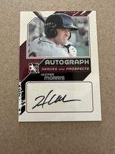 2011 ITG Heroes & Prospects Hunter Morris Silver AUTO AUTOGRAPH RC