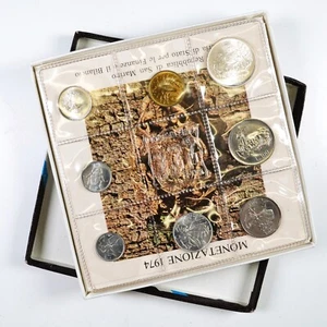 SAN MARINO Serie annuale 1974 con 500 Lire in argento - Imagen 1 de 2