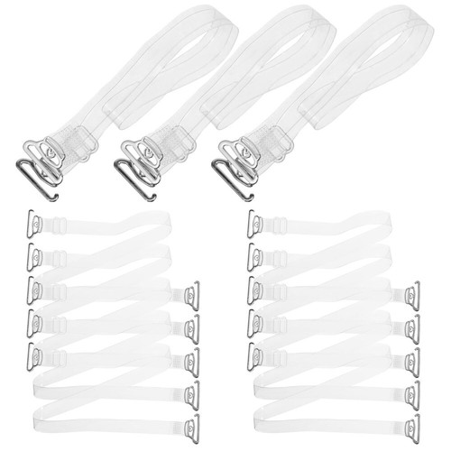 VETEMENTS 20 Pezzi Trasparente Pettorina Donna Miss Abbigliamento Spalline Vestito