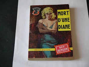 COLLECTION UN MYSTÈRE N°565 BEN BENSON MORT D'UNE DIANE 1961 - Imagen 1 de 3