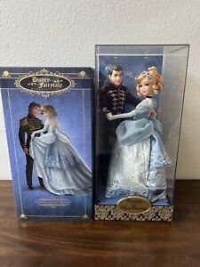 Disney Fairytale Designer Collection Cinderella and Prince Charming Doll w Bag
