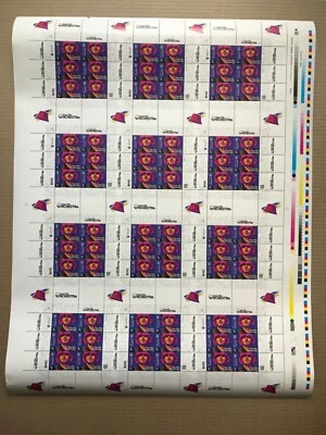 Typographic sheets of postage 72 pcs «Kalush Orchestra"  New Stamp 2023 Ukraine - Image 1 of 4