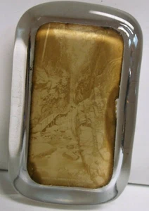 Vintage The Flume Franconia N. H. Scenic Photo Glass Paperweight Souvenir - Bild 1 von 8