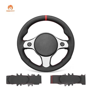 MEWANT DIY PU Leather Steering Wheel Cover for Alfa Romeo 159 TI Brera 2006-2011 - Picture 1 of 9