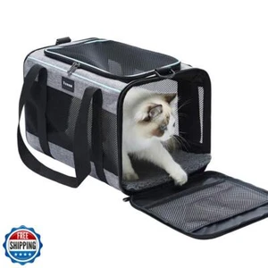 Vceoa 17,5x11x11 Zoll Katze, Hundetrage für Haustiere bis 16 Pfund, Soft-Sided Ca - Bild 1 von 5