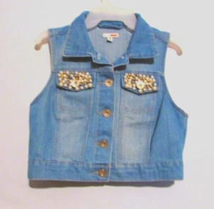 Bongo Girls Denim Vest Size Medium EUC!!! - Picture 1 of 2