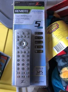 Zenith Universal Remote Control ZN501S Control 5 Devices Most Brands Sealed - Picture 1 of 2