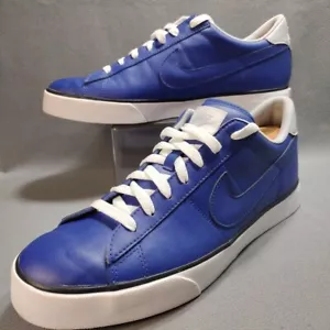 HTF Nike Sweet Classic Navy Blue Leather Shoes swoosh Men's 11.5 sneakers 2012 - Picture 1 of 21