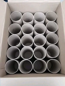 Large Paper Rolls EMPTY For Arts & Crafts Case Of 20, 3" Diameter - Imagen 1 de 5