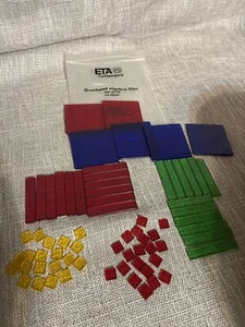 ETA Cuisenaire Overhead Algebra Tiles Set Of 70 Math Manipulatives Homeschool - Picture 1 of 2