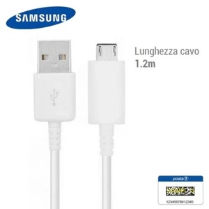 Cavo ORIGINALE SAMSUNG EP-DG925UWE MICRO USB per GALAXY S6 S7 EGDE fast charger - Picture 1 of 1