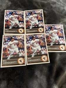 Bill Swaggerty Autographed Orioles Postcard - Picture 1 of 1