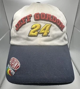 Jeff Gordon Hat NASCAR Dupont Motorsports #24 Baseball Cap White Blue - Bild 1 von 7