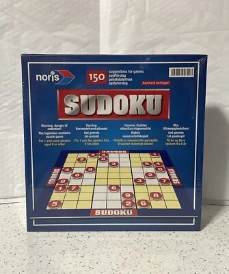 Sudoku Board Game 150 Tasks & Solutions. From Noris Games - New & Sealed. - Image 1 of 4
