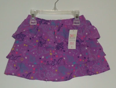Pantalones Cortos Skort Garanimals 365 Niños Niñas Scooter Debajo De Volantes Púrpura Talla 5 Foto 1 de 3