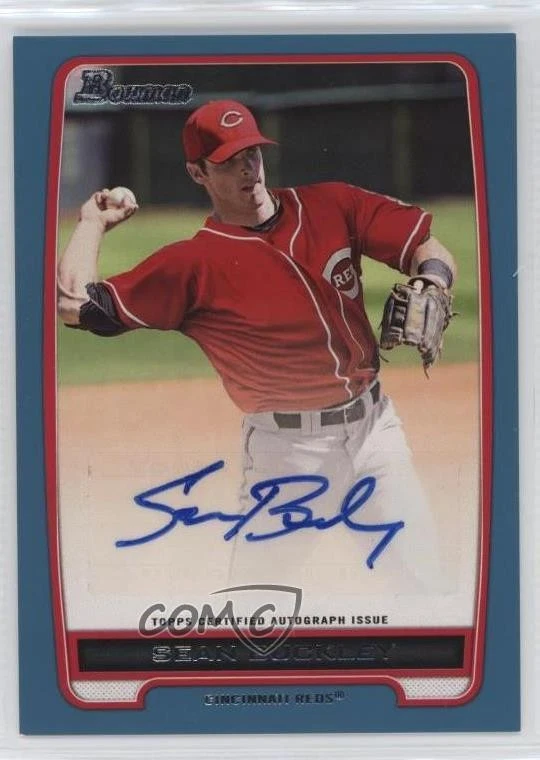 2012 Bowman Retail Prospect Auto Blue /500 Sean Buckley #BPA-SB Auto - Image 1 of 2