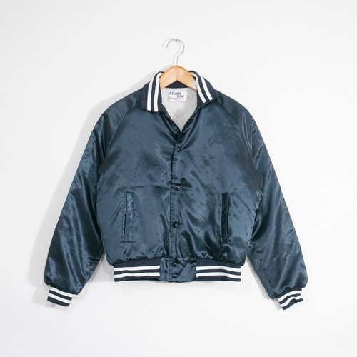 VETEMENTS Giacca Bomber Vintage Linea Gesso Raso Uomo Medium Giacca a Vento Sportiva Vuota