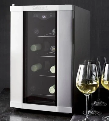 ¡NUEVO EN CAJA! Bodega Cuisinart Reserva Privada 8 Botellas Caja Inoxidable Sin Abrir Foto 1 de 4