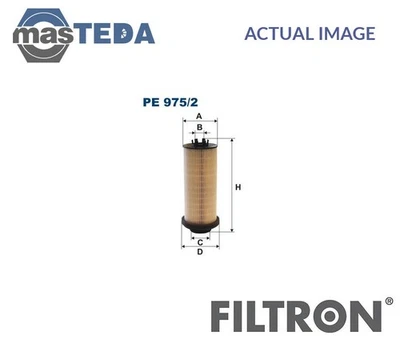 PE975/2 ENGINE FUEL FILTER FILTRON FOR TEMSA SAFIR,SAFIR PLUS,SAFARI,TOURMALIN - Image 1 of 4