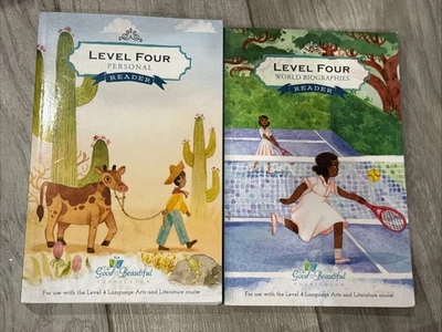 The Good And The Beautiful Language Arts Level 4 Reader and World Biographies 4 - Image 1 of 4