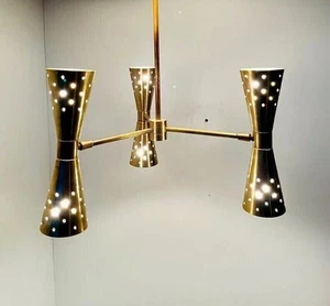 Coppia di rare applique da parete stile Stilnovo italiano metà secolo luci lampade... - Foto 1 di 6