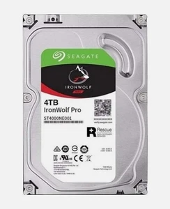 NEW ST4000NE001 Seagate IronWolf Pro NAS 4TB 7200RPM 128MB 3.5" SATA Hard Drive - Picture 1 of 2