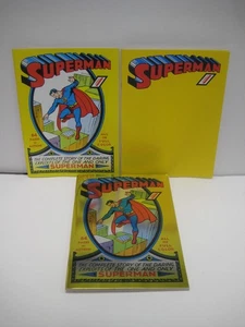 Superman #1 Facsimile Edition DC Comics 2025 Lot of 3 Foil Blank - Picture 1 of 7