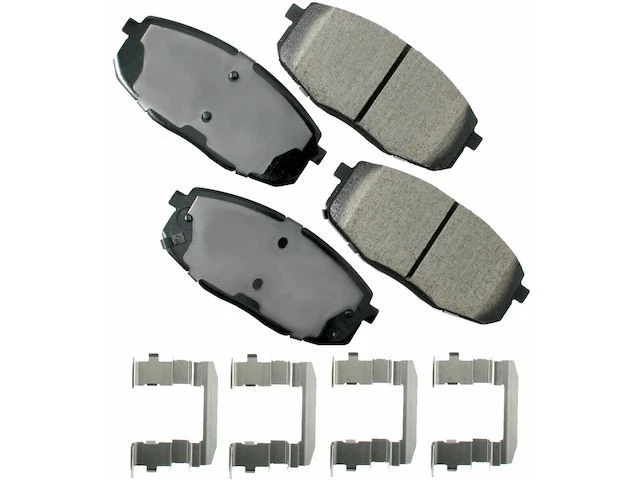 Juego de pastillas de freno delanteras Akebono 67DTQT73 para Hyundai Elantra 2009 2010 2011 2012 Foto 1 de 1