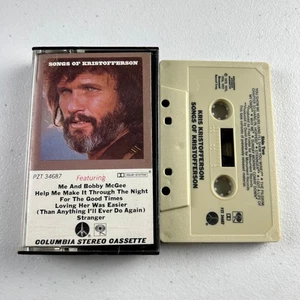 Kris Kristofferson Songs of Kristofferson Cassette 1977 Columbia - Picture 1 of 2