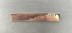 RARE DELTA AIR LINES Flight Attendant Uniform Flight Attendant In Charge Pin (1) - Picture 1 of 3