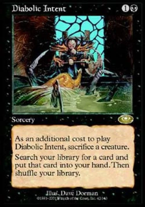 Diabolic Intent - Light Play MTG Planeshift - Image 1 of 1