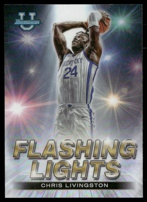 Chris Livingston 2022-23 Bowman University Best Flashing Lights #FL-4 Kentucky - Image 1 of 2