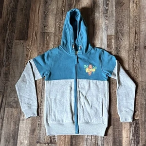 Fat Face Color Block Hoodie Boys Kids 11/12 Full Zip Long Sleeve Sweatshirt NWT - Picture 1 of 14