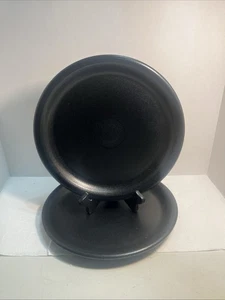 2–DINNER PLATE foundry black HOMER LAUGHLIN FIESTA 10 1/2" NEW 2690 - Picture 1 of 9