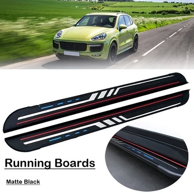 Apto para Porsche Cayenne 92A 2011-2018 estriberas peldaños laterales barra Nerf Foto 1 de 4