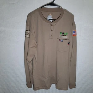 LAPCO FR XL Flame Resistant Shirt Volt Power Beige Long Sleeve NFPA 2112 Mexico - Bild 1 von 9