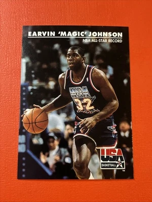 Magic Johnson - 1992 SkyBox #34 - USA - Los Angeles Lakers ~ HOF - Image 1 of 3
