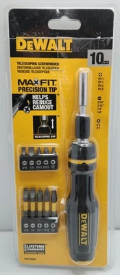 DEWALT DWHT68001 10-PIECE  TELESCOPING MAX FIT PRECISION TIP SCREWDRIVER SET - Image 1 of 2