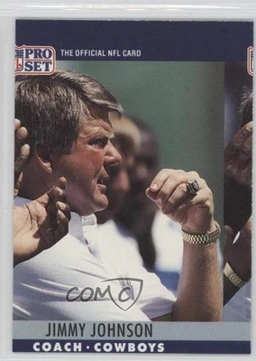 1990 Pro Set Jimmy Johnson #85 HOF - Image 1 of 2